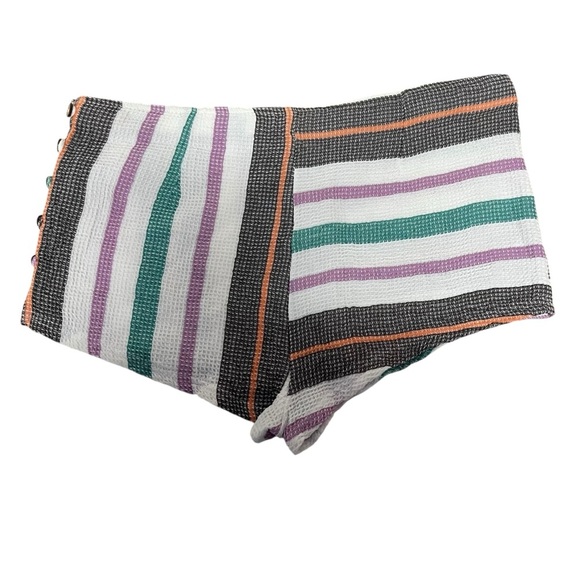 Free People Endless Summer Soleil Time Shorts Medium Kauai Combo Stripes NWOT - Picture 16 of 16